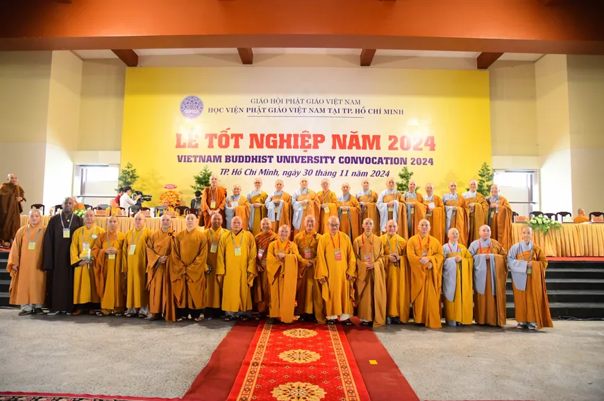 Lễ Tốt nghiệp năm 2024 tại Học viện Phật giáo Việt Nam TP.HCM