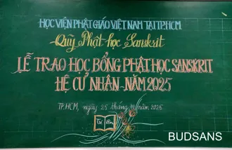 Quỹ Đào tạo và Nghiên cứu Phật học Sanskrit trao học bổng Phật học Sanskrit hệ Cử nhân - năm 2025